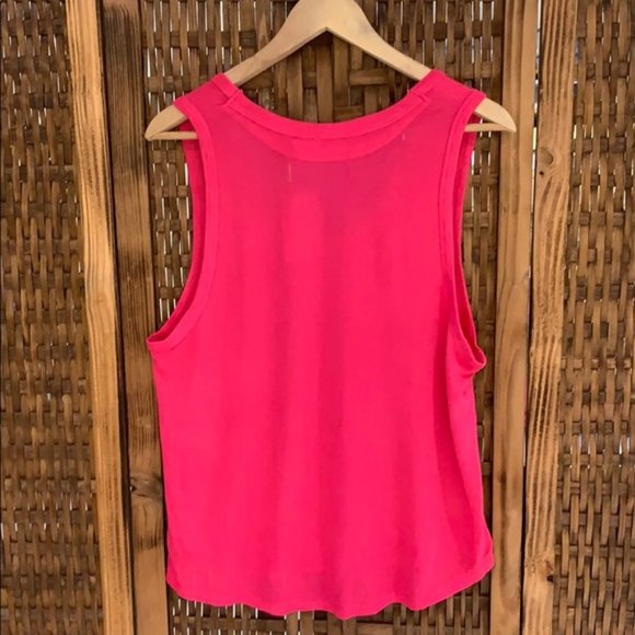 NWT Free People Take The Plunge Tank Pink Large - Picture 3 of 13